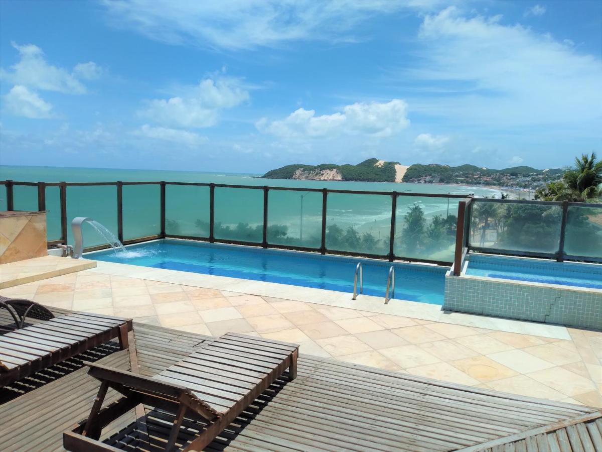 나탈 Flat A Beira Mar, Vista Lateral - Araca 408 아파트 외부 사진