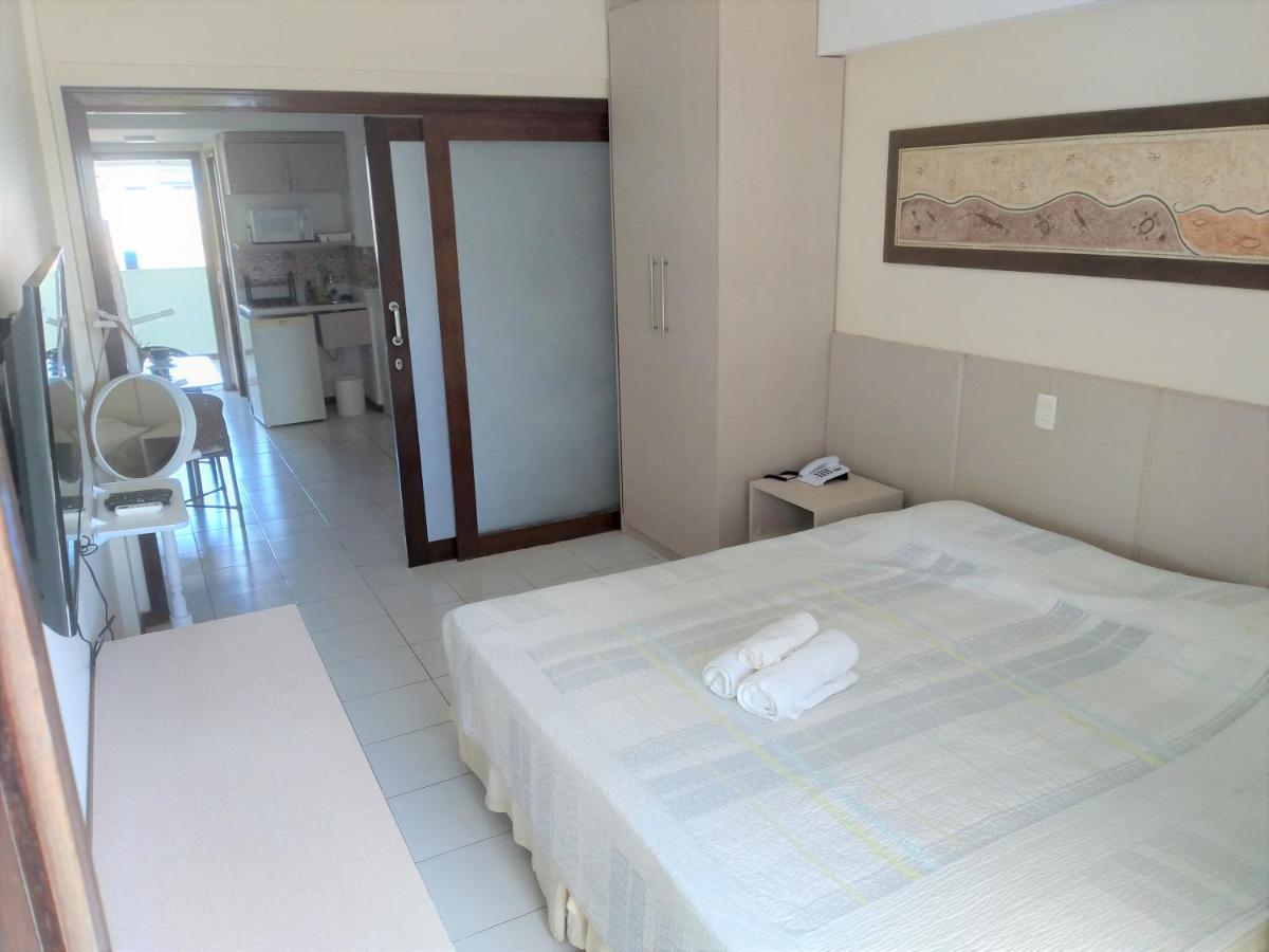 나탈 Flat A Beira Mar, Vista Lateral - Araca 408 아파트 외부 사진